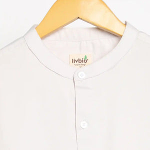 Organic Cotton & Naturally Dyed Apparel-Earthbased.in_Organic Cotton & Naturally Dyed Mens Round Neck Ash Grey Shirt_08