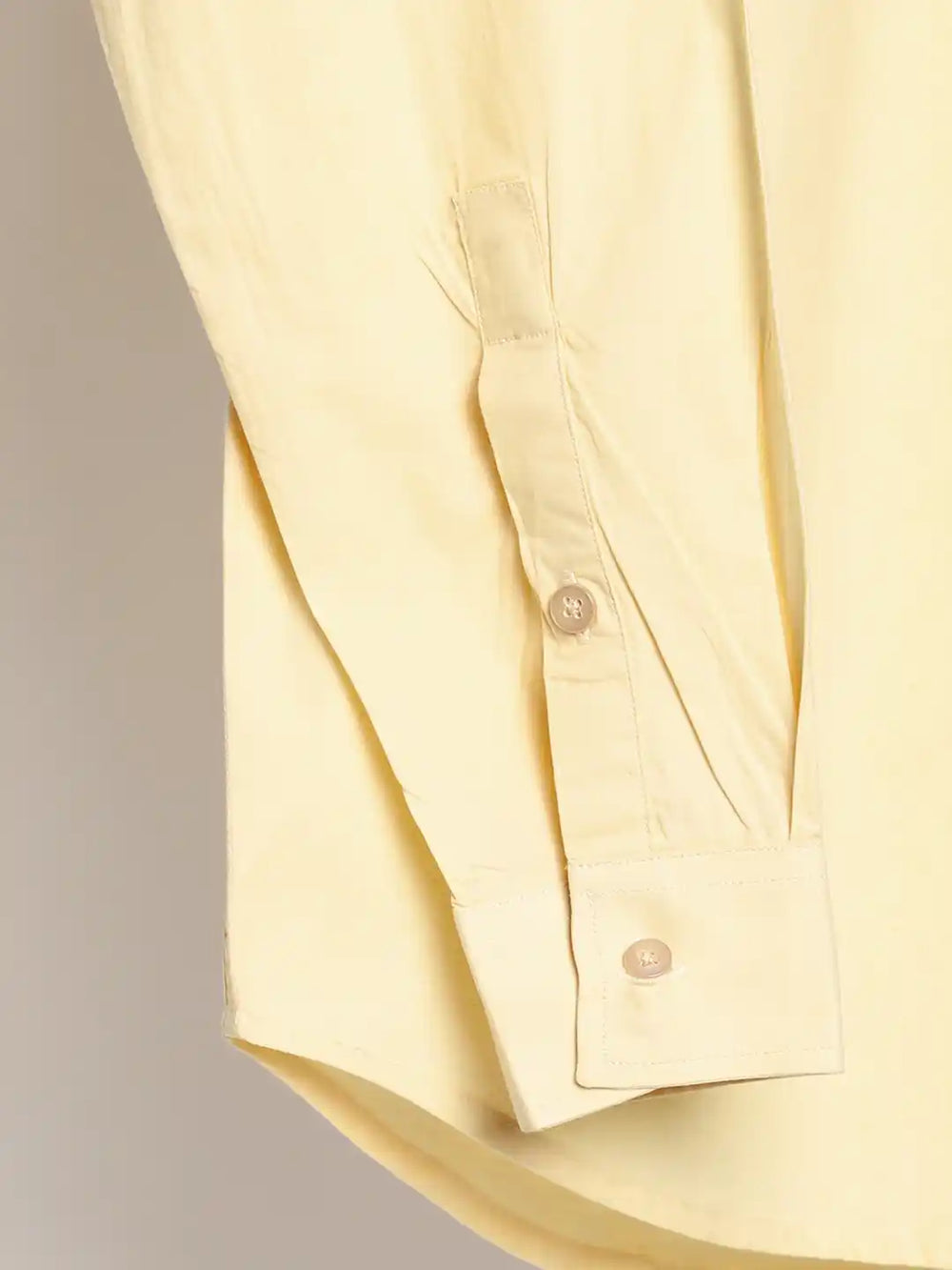 Organic Cotton & Naturally Dyed Apparel-Earthbased.in_ Mens Round Neck Lemon Yellow Shirt_08