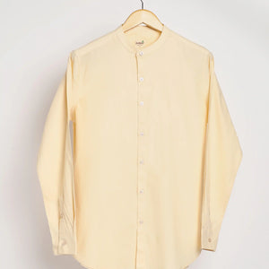 Organic Cotton & Naturally Dyed Apparel-Earthbased.in_ Mens Round Neck Pale Apricot Shirt_05