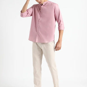Organic Cotton & Naturally Dyed Apparel-Earthbased.in_ Mens Round Neck Purple Haze Shirt_02