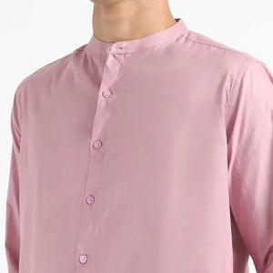 Organic Cotton & Naturally Dyed Apparel-Earthbased.in_ Mens Round Neck Purple Haze Shirt_03