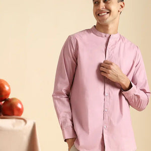 Organic Cotton & Naturally Dyed Apparel-Earthbased.in_ Mens Round Neck Purple Haze Shirt_04