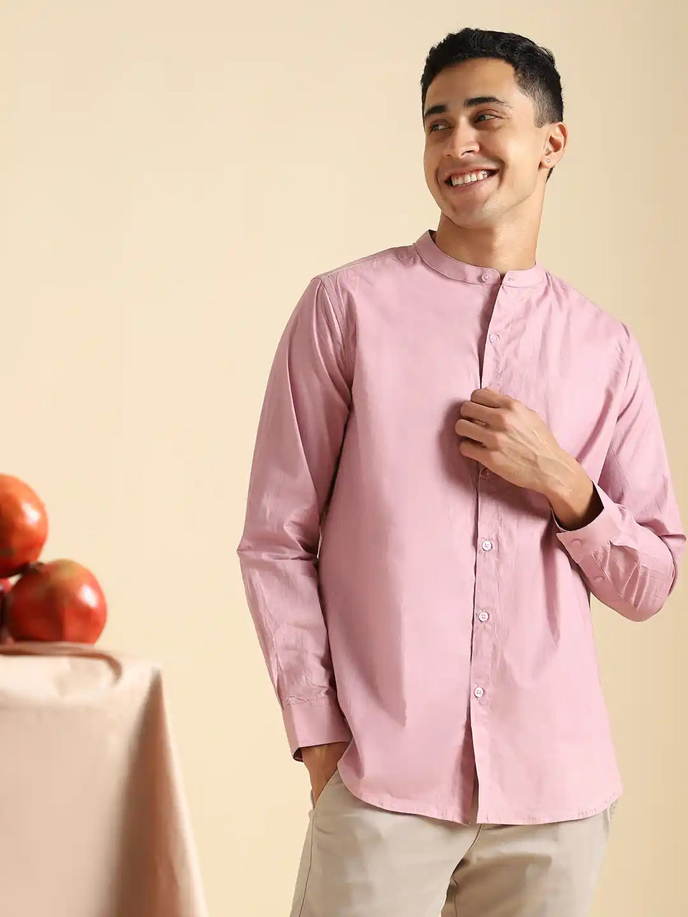 Organic Cotton & Naturally Dyed Apparel-Earthbased.in_ Mens Round Neck Purple Haze Shirt_04