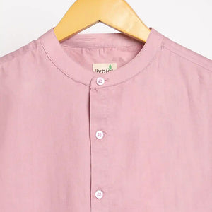 Organic Cotton & Naturally Dyed Apparel-Earthbased.in_ Mens Round Neck Purple Haze Shirt_06