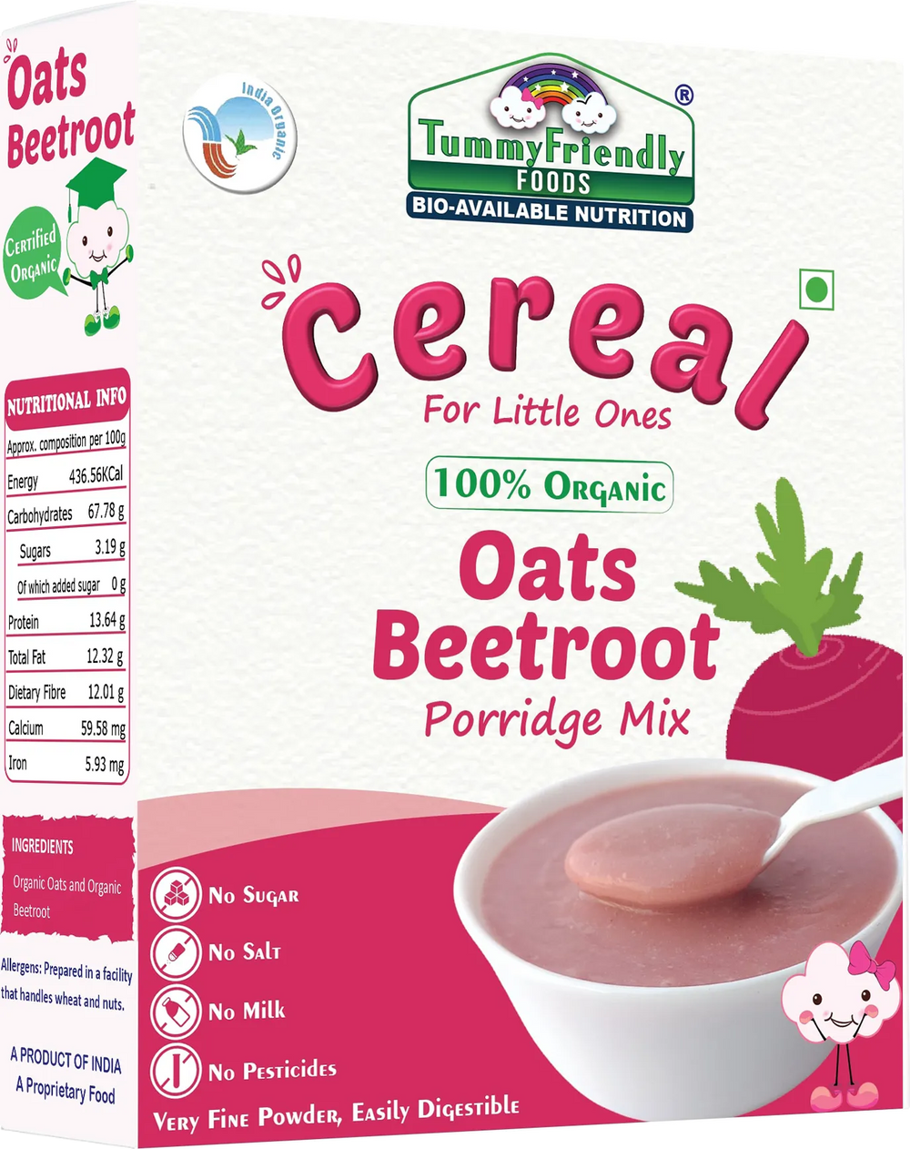 Organic_Oats_Beetroot_Porridge_Mix_6Months_Old_200g