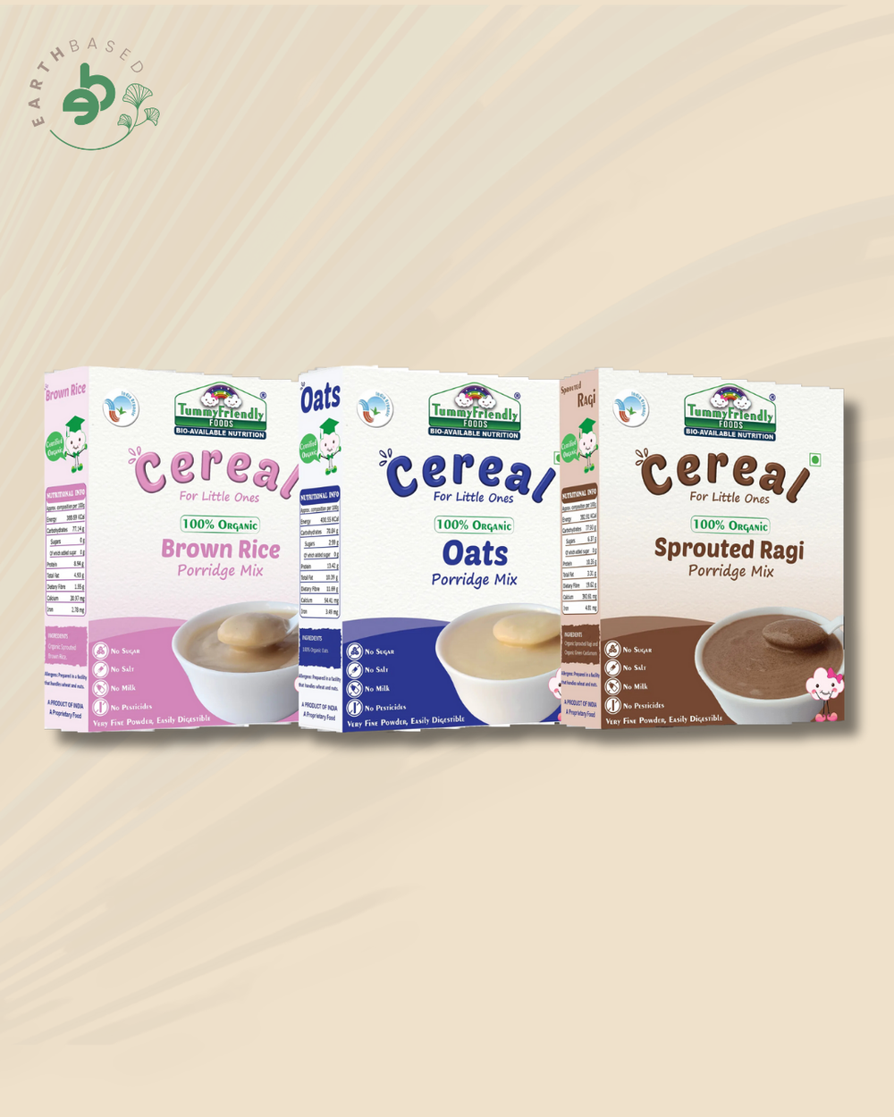 Organic _Stage1 _Sprouted_ Porridge _Mixes _Combo_ Pack