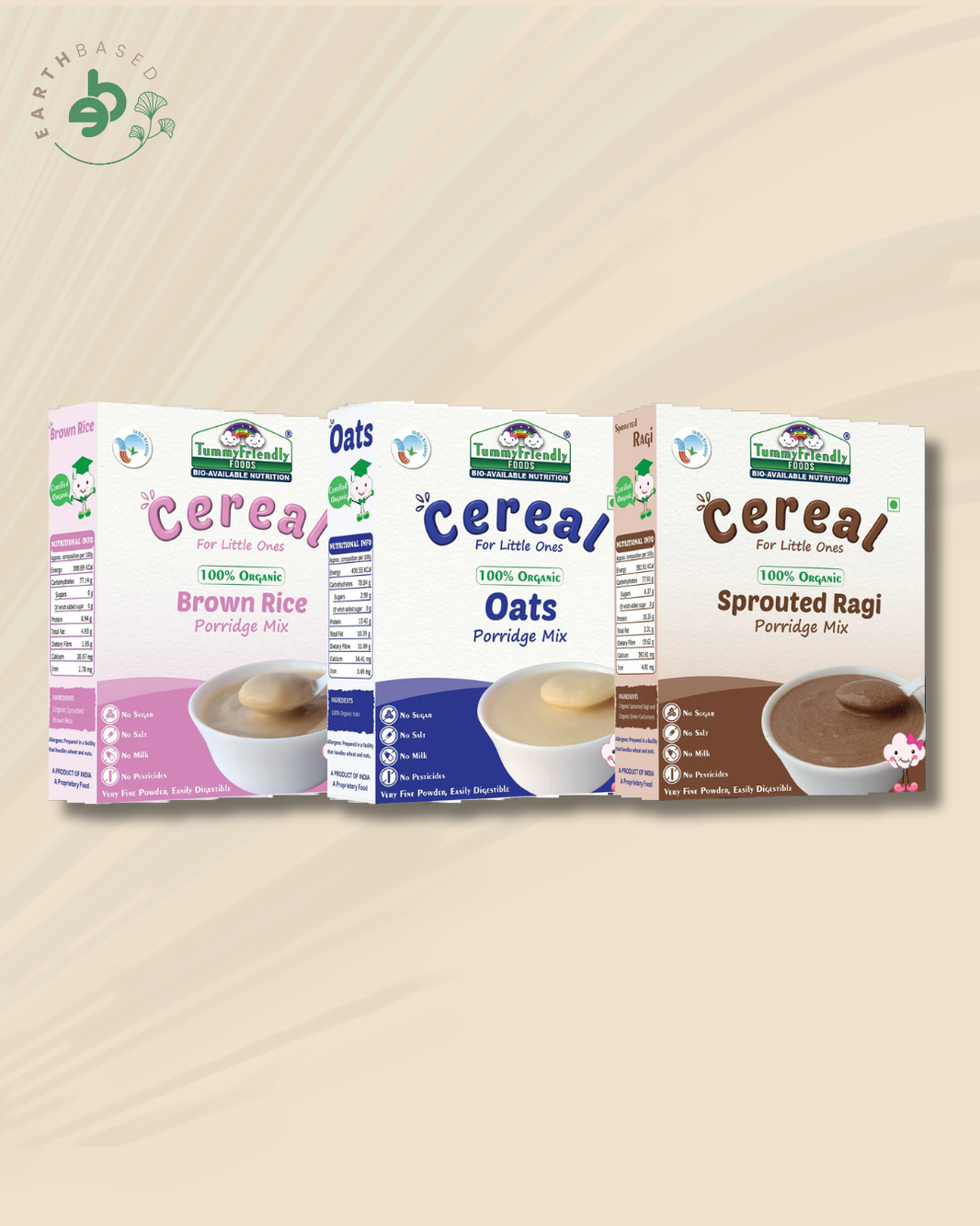 Organic _Stage1 _Sprouted_ Porridge _Mixes _Combo_ Pack