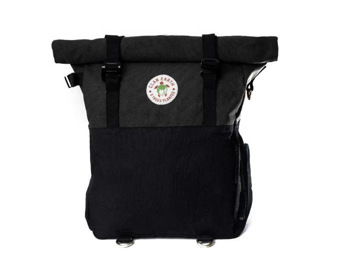 Pangolin Backpack- Charcoal Black | Clan Earth  | Best Backpack in India | 01