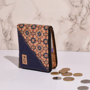 Printed Kiwi Zip Cork Wallet | Clan Earth | earthbased.in | 04