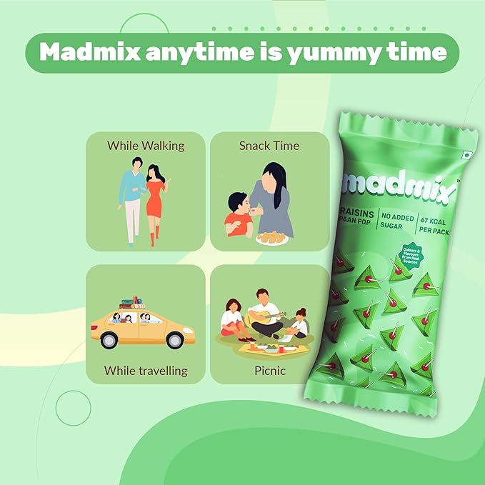 Raisins - Paan Pack of 5 | Madmix | earthbased.in | 02