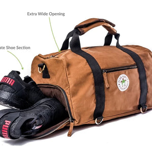 Rhino Duffel - Charcoal Black | Clan Earth  |earthbased.in | 03