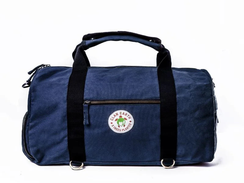 Rhino Duffel - Navy Blue | Clan Earth | earthbased.in | 01