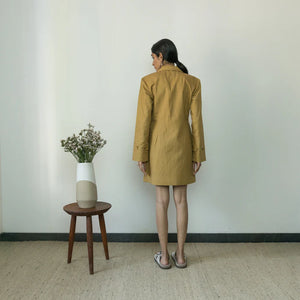 SLIM-FIT BLAZER DRESS | Anushe Pirani | Best Vegan Apparel for Women - Earthbased.in | 02