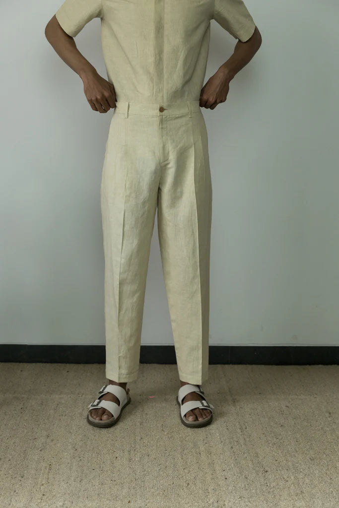 Sustainable Clothing | BARREL-LEG PANTS | Anushe Pirani | earthbased.in | 01