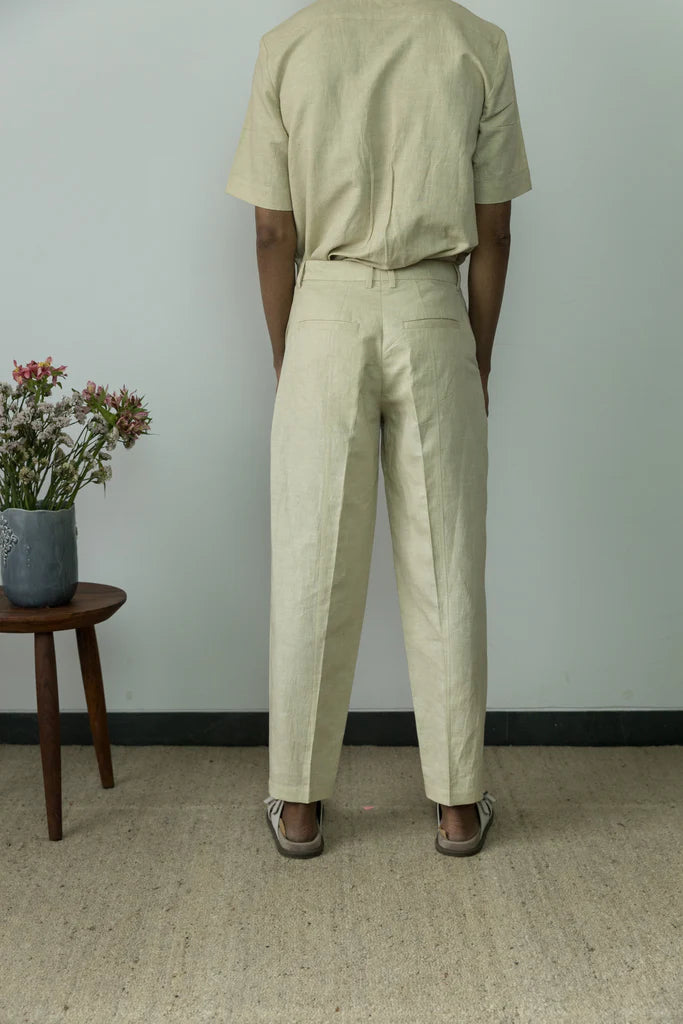 Sustainable Clothing | BARREL-LEG PANTS | Anushe Pirani | earthbased.in | 02