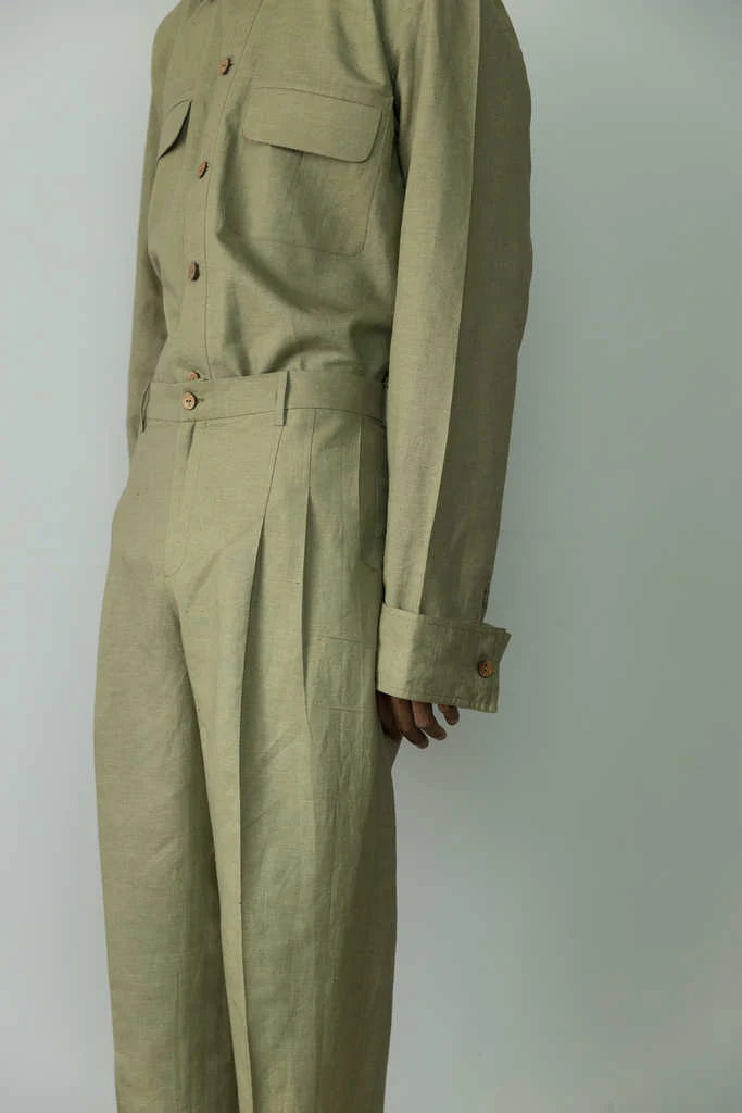 Sustainable Clothing | BARREL-LEG PANTS | Anushe Pirani | earthbased.in | 03