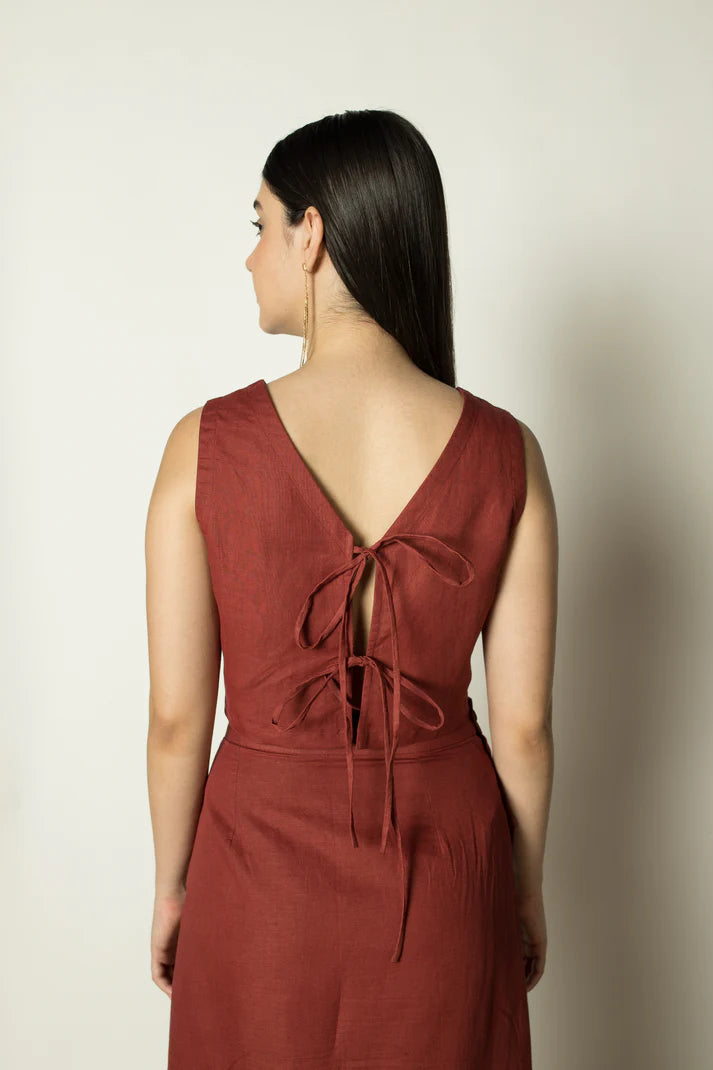 Sustainable Clothing | Two-Way Crop Top | Anushe Pirani | earthbased.in | 05