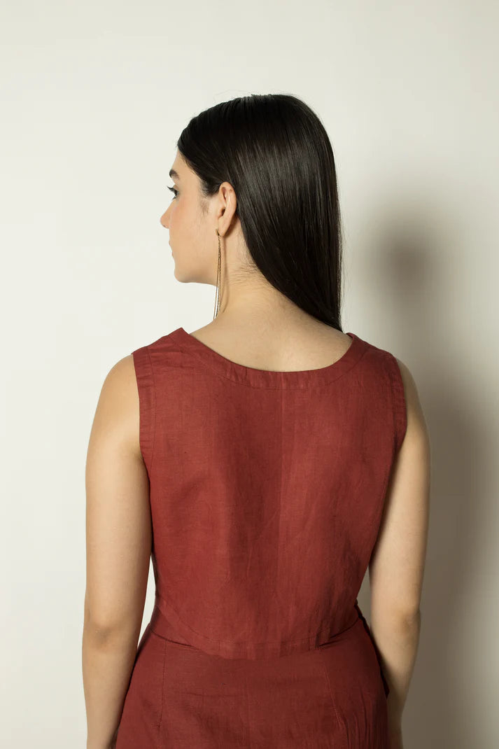 Sustainable Clothing | Two-Way Crop Top | Anushe Pirani | earthbased.in | 06