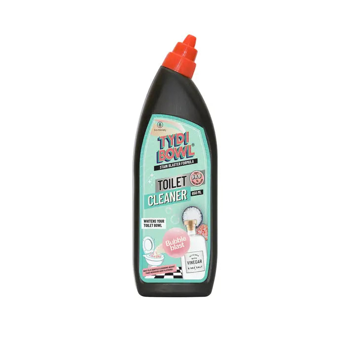 TYDIBOWL® TOILET CLEANER, VINEGAR POWERED, HARD WATER STAIN BLASTER, BUBBLE BLAST 650 ML
