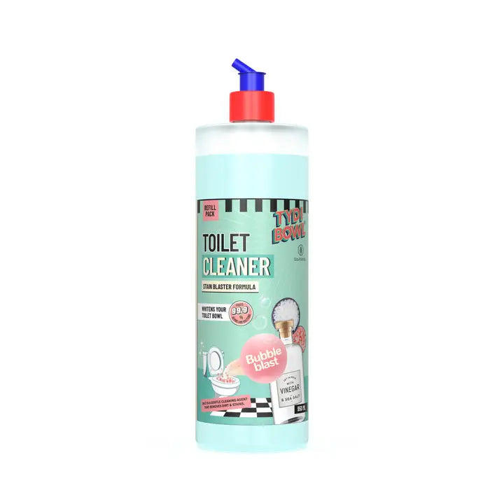 TYDIBOWL® TOILET CLEANER, VINEGAR POWERED, HARD WATER STAIN BLASTER, BUBBLE BLAST 950ML