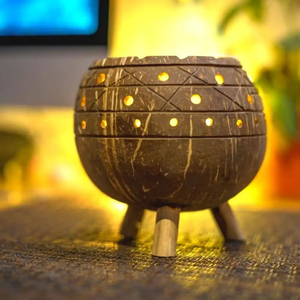 Tea_ Light_ Candle_ Holder - Coconut _Shell_00