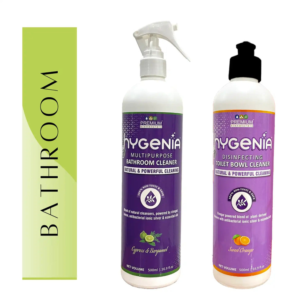 Hygenia Multipurpose Bathroom Cleaner & Disinfecting Toilet Bowl Cleaner