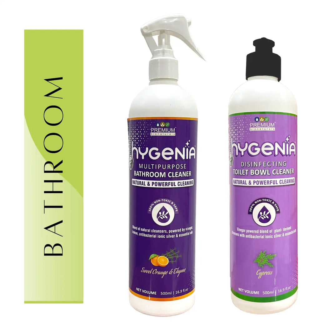 Hygenia Multipurpose Bathroom Cleaner & Disinfecting Toilet Bowl Cleaner