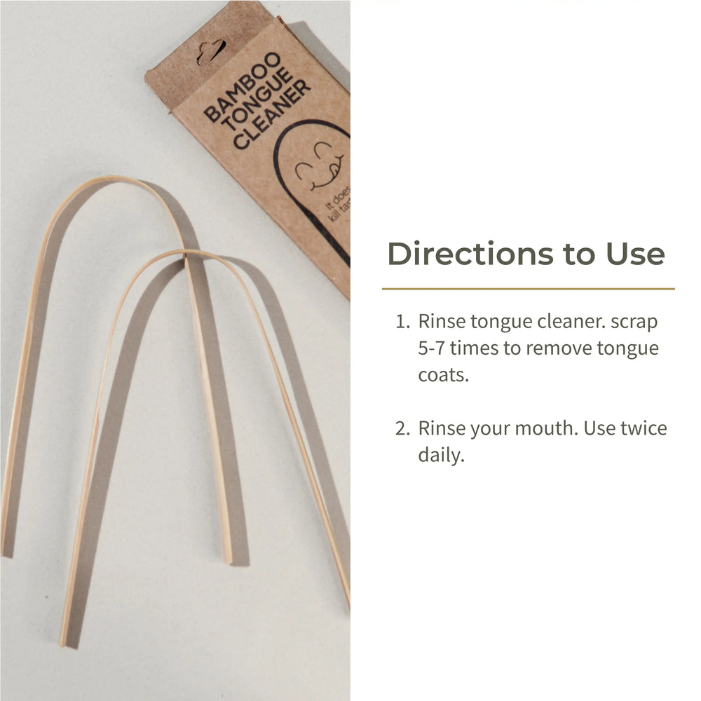 Toiletries-Earthbased_2_Ecotyl | Bamboo Tongue Cleaner - Set of 2