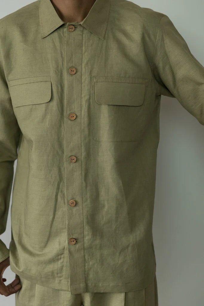 UTILITY OVERSHIRT | Anushe Pirani | earthbased.in | Sustainable Clothing | 03