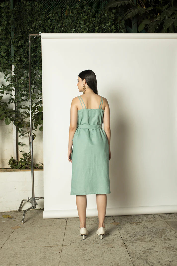 Vegan Product | Strappy Wrap-Around Midi | Anushe Pirani | earthbased.in | 02