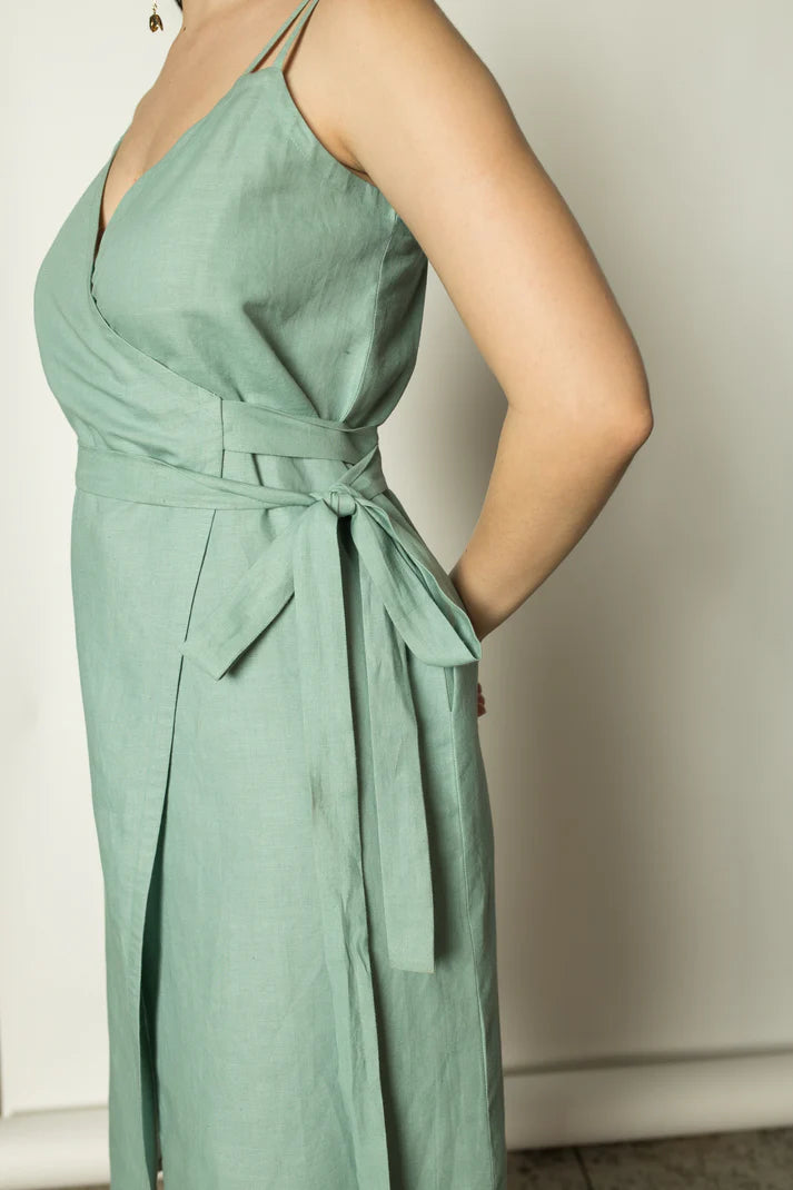 Vegan Product | Strappy Wrap-Around Midi | Anushe Pirani | earthbased.in | 04