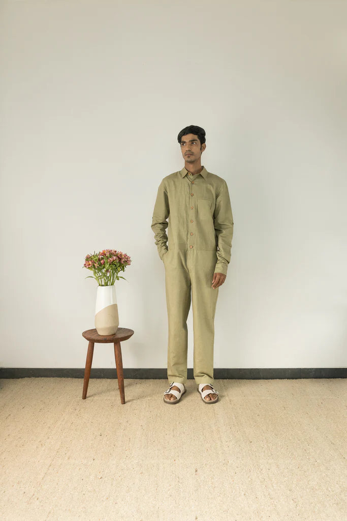 Vegan Product | THE PICNIC JUMPSUIT | Anushe Pirani | earthbased.in | 01