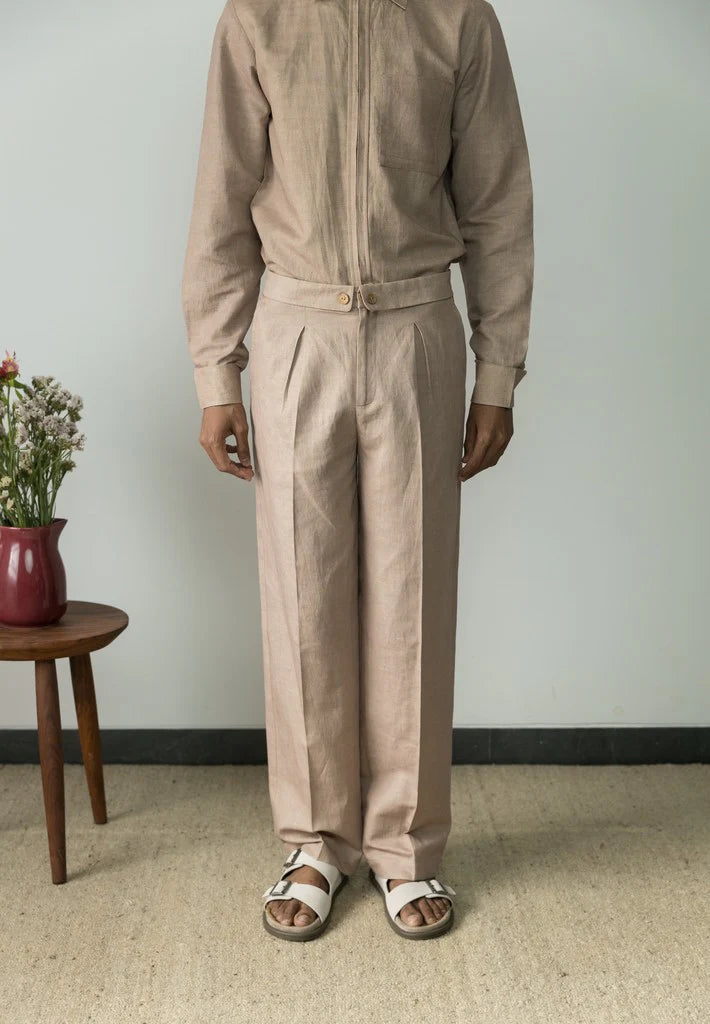 Vegan Products | STRAIGHT-LEG PANTS |  Anushe Pirani  | earthbased.in | 05