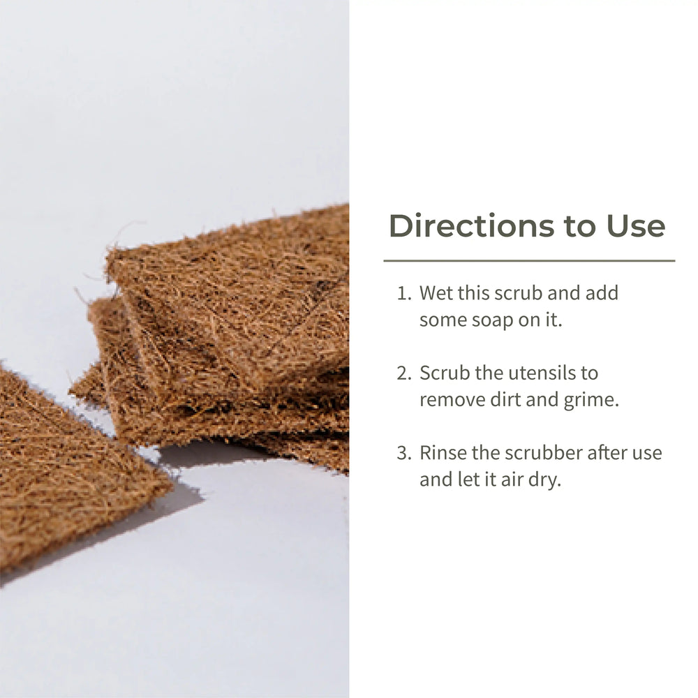 kitchenandDinnning-Earthbased_1-Ecotyl | Coconut Scrub Pad - Set of 5