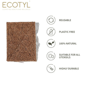 kitchenandDinnning-Earthbased_2-Ecotyl | Coconut Scrub Pad - Set of 5