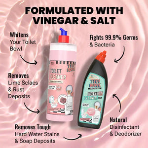 TYDIBOWL® TOILET CLEANER, VINEGAR POWERED, HARD WATER STAIN BLASTER, BUBBLE BLAST GUIDELINE - 1