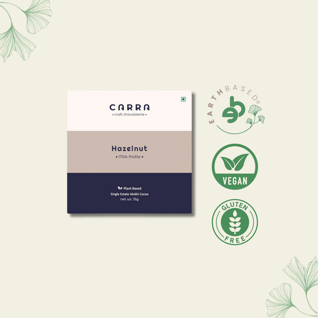 CARRA Hazelnut in Plant Based Milk Chocolate 15G