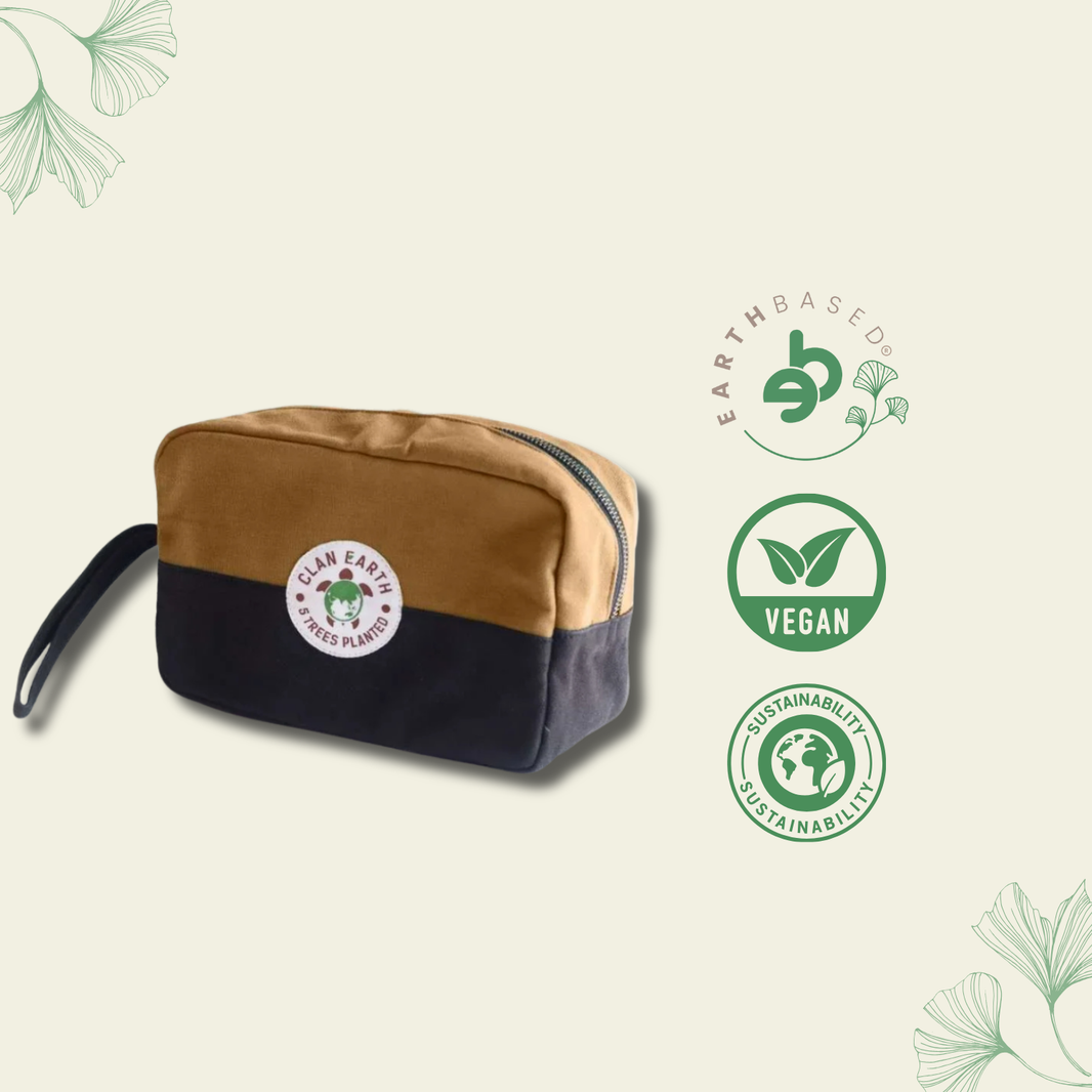 Clan Earth Oryx Dopp Kit - Walnut Brown