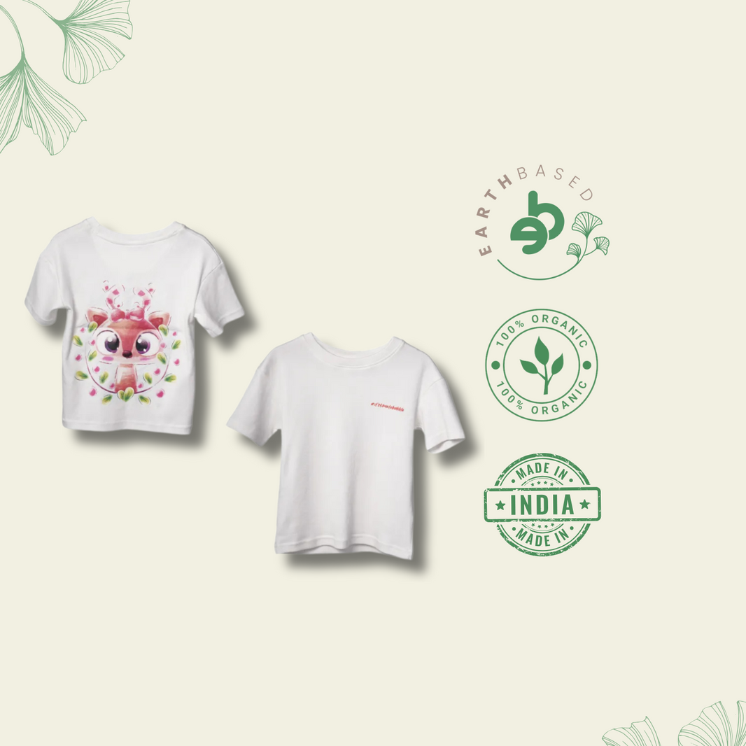 OVERSIZED TSHIRT DEER PRINTED