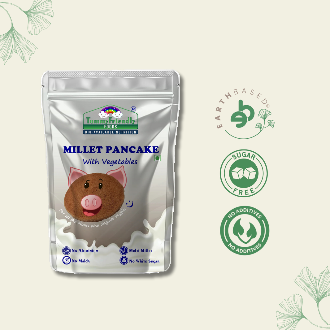 TummyFriendly Foods Aluminium-Free Millet Pancake Mix with Vegetables 800 g