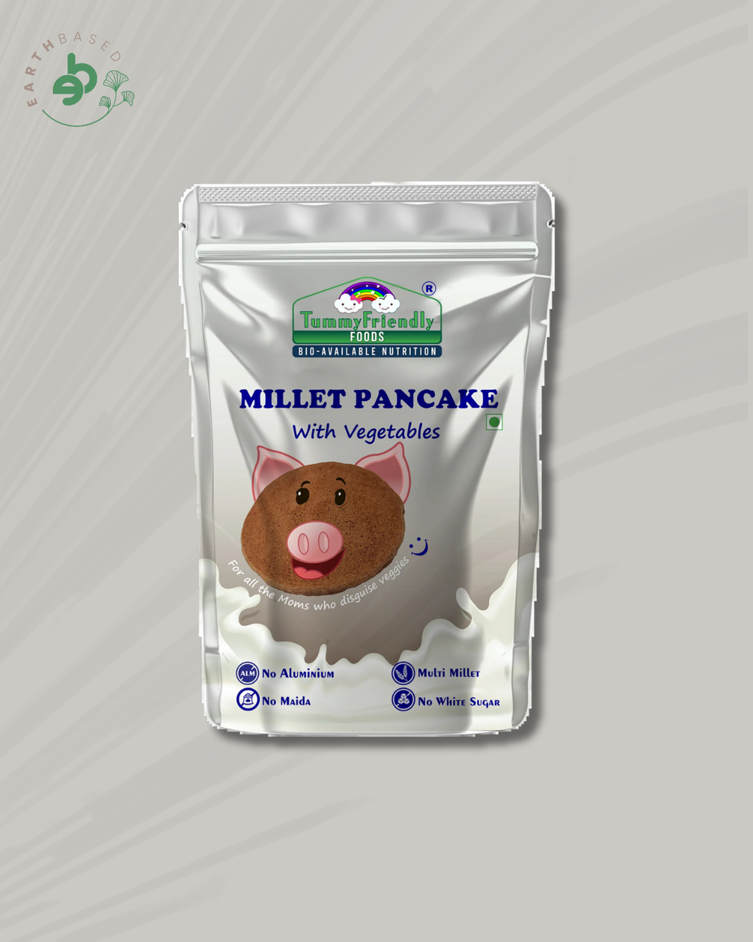 TummyFriendly Foods Aluminium-Free Millet Pancake Mix with Vegetables 800 g