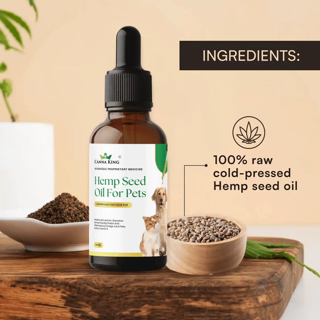 Hemp Seed Oil For Pets- 50 ml by Cannaking