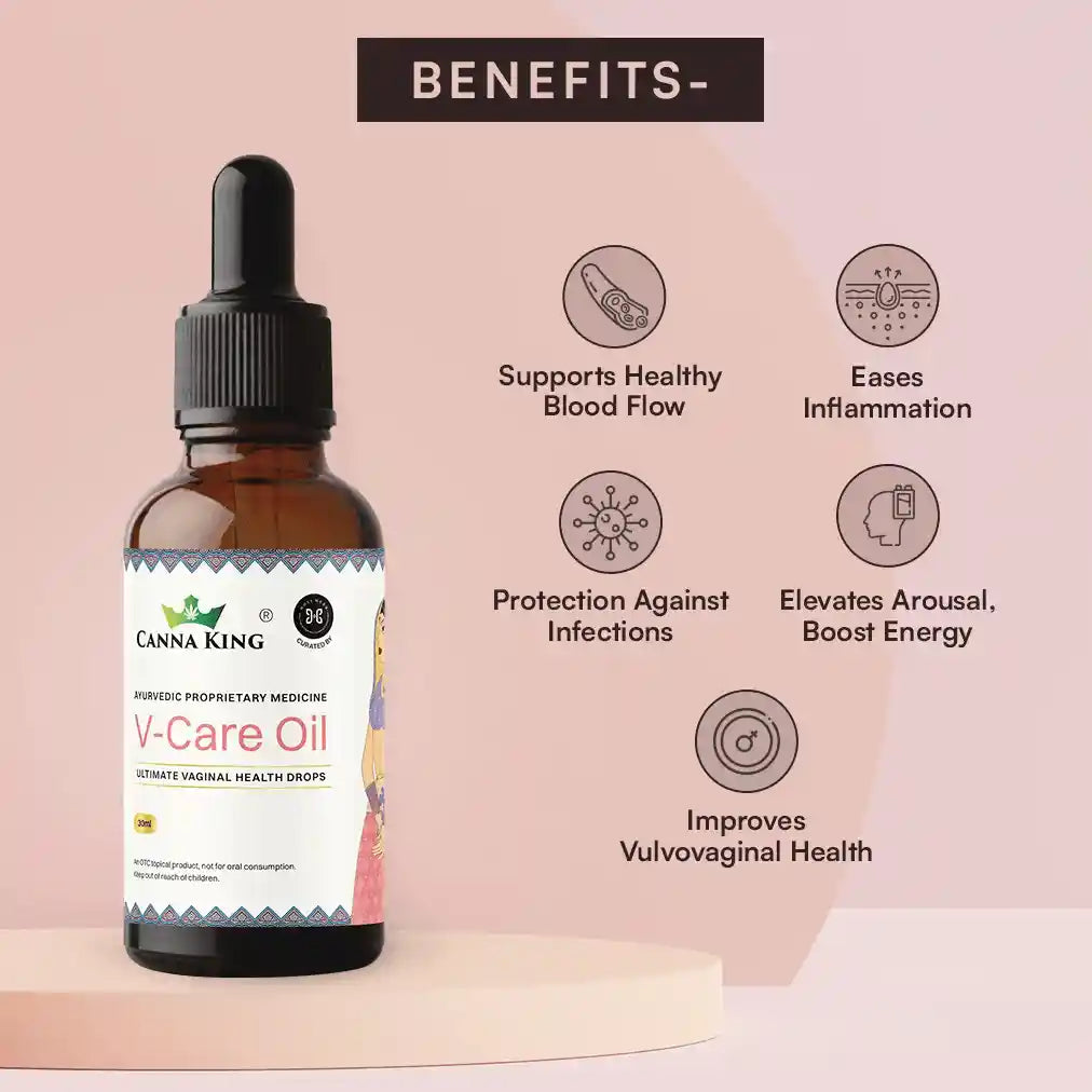 V-Care Oil: Ultimate Vaginal Health Drops - 30 ml by Cannaking