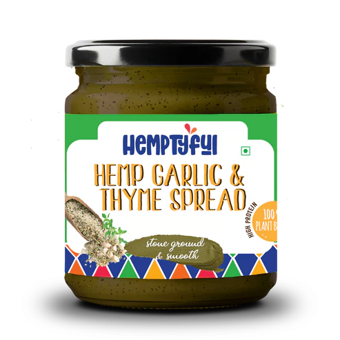 Hemptyful Garlic & Thyme Hemp Spread, 180gm