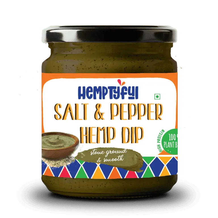 Hemptyful Mint Masala Hemp Dip 180g | High Protein & Omega Rich| No preservatives | Vegan 100%