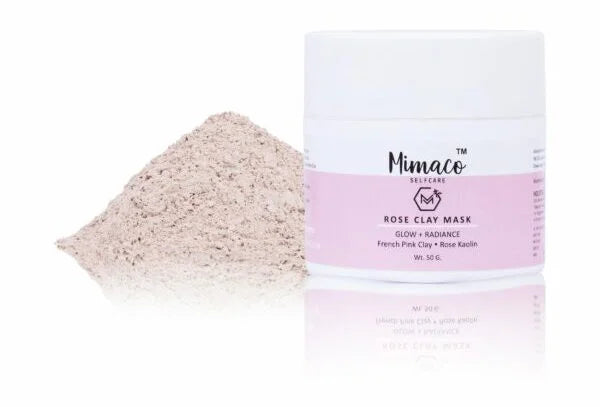 ROSE CLAY MASK - Promotes Glow & Radiance