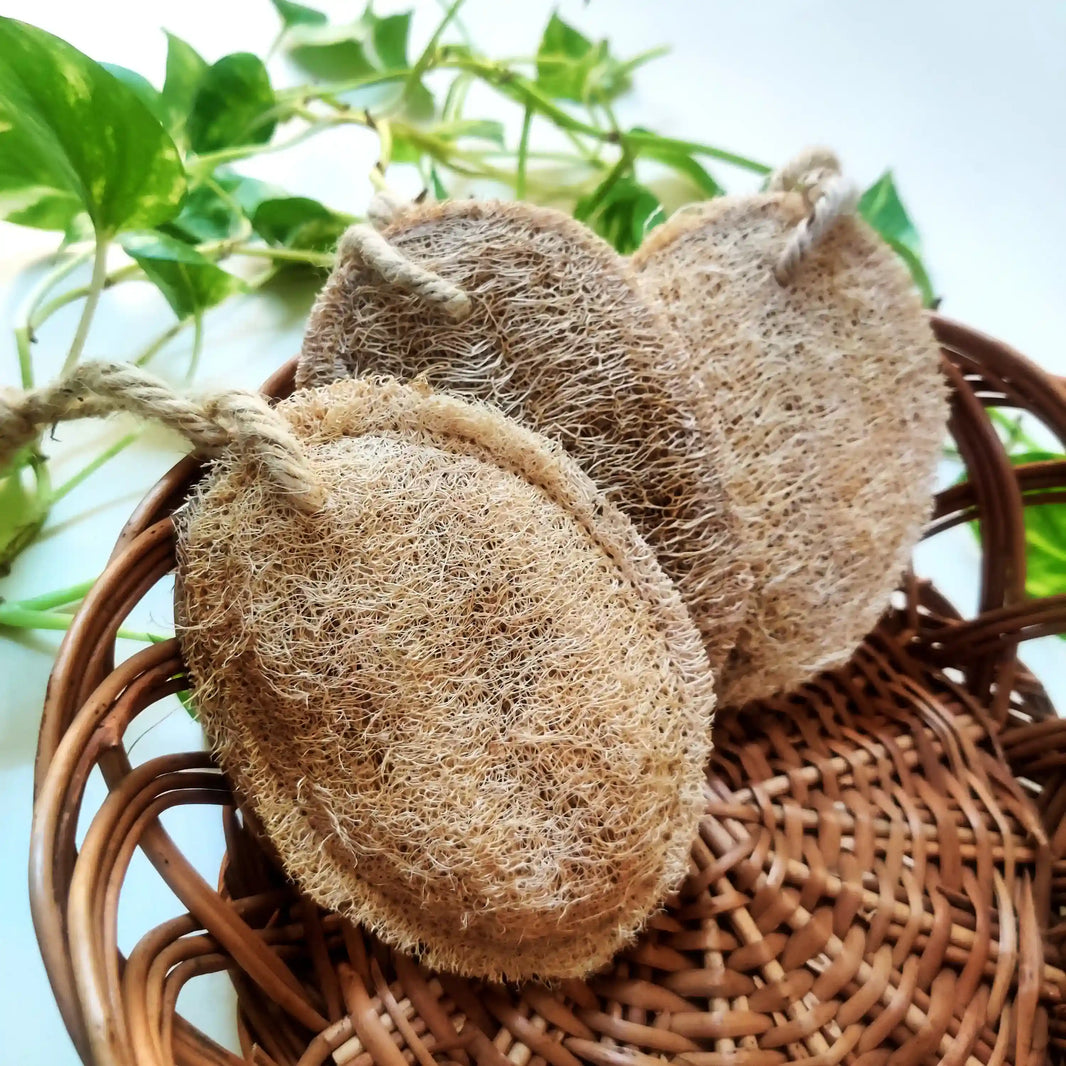 Natural Plant based loofah | Bathing sponge | Set of 3