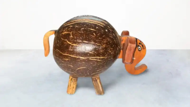 Golu Gullak - Coconut Shell Gannu Bank