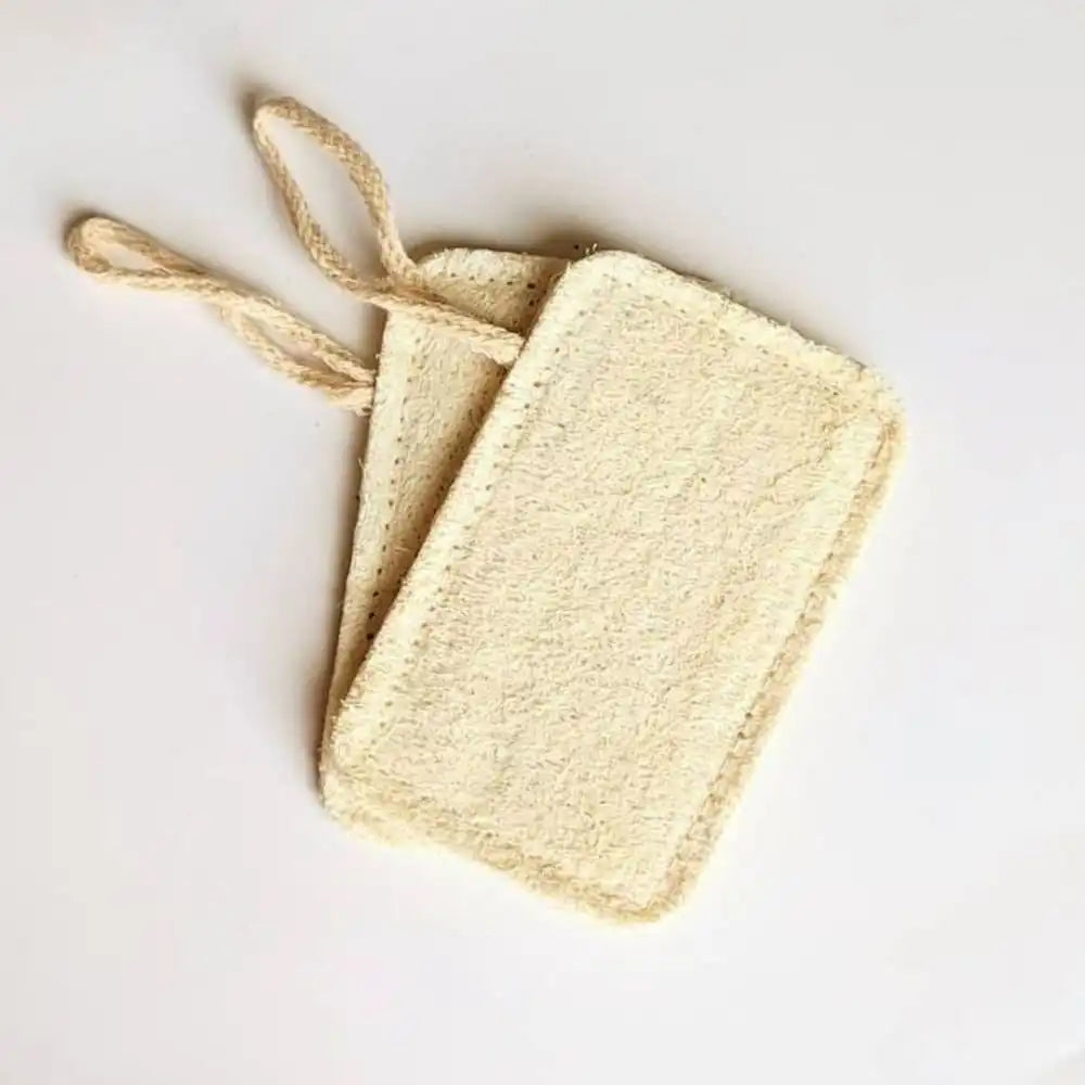 Natural Loofah Body Scrubber- Pack of 2