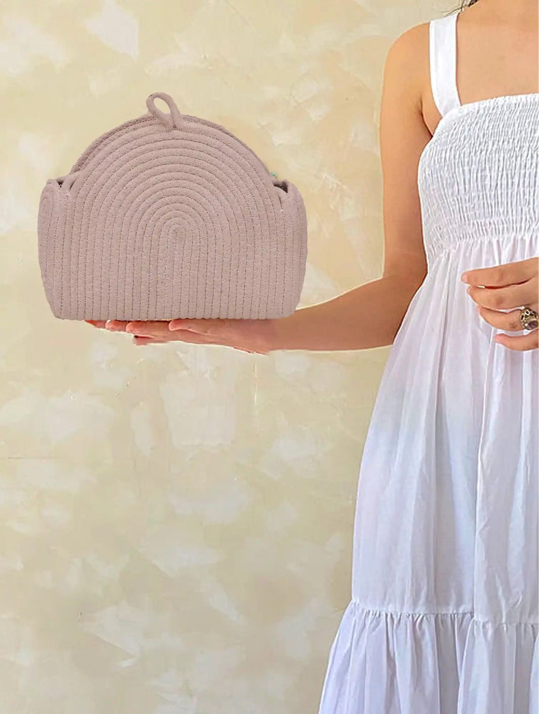 Cream Sling Bag